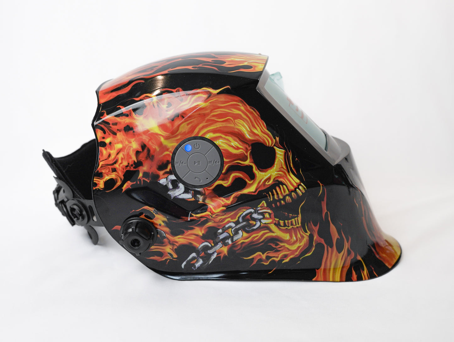 Flame Skull Welding Hood