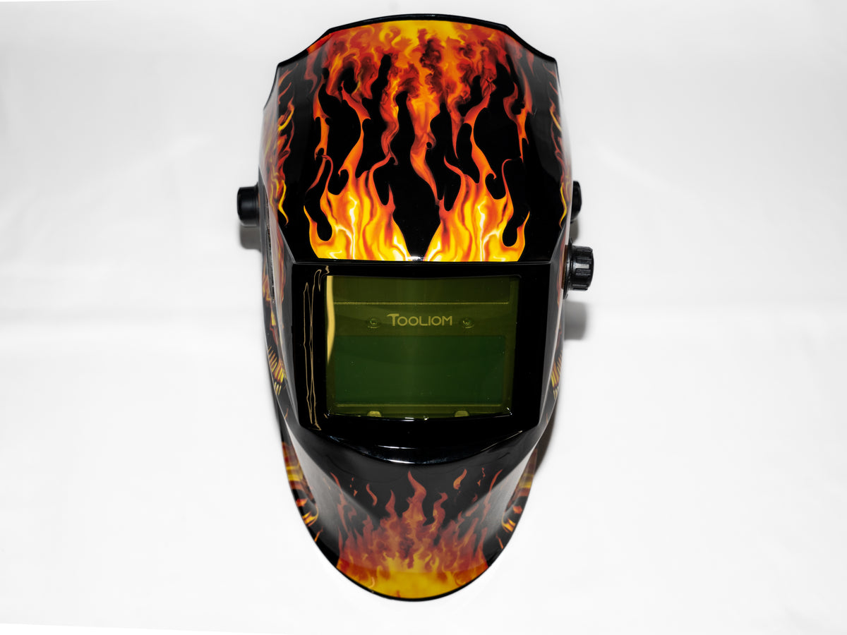 Flame Skull Welding Hood